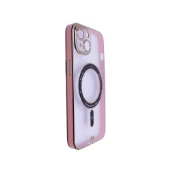 Funda Magnética con Lente de Cámara Q Series para Apple iPhone 14 Plus Rosa
